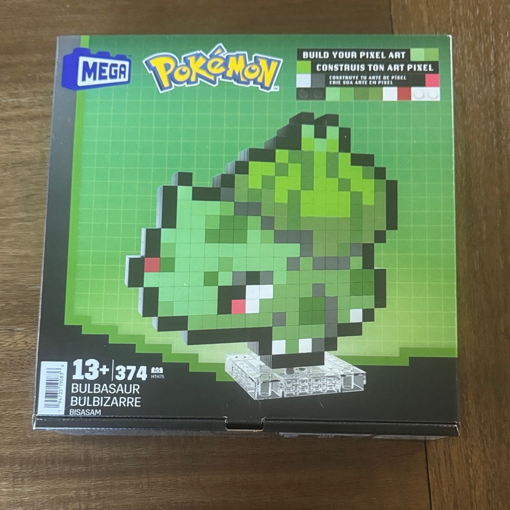 Mega Pokémon Bulbasaur Building Set - Green